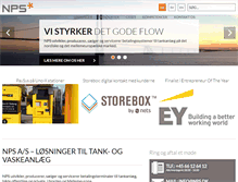 Tablet Screenshot of nps.dk